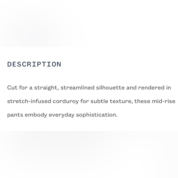 NWT Ralph Lauren Women’s Mid Rise Corduroy Straight Fit Grey Jeans Pants 14 - Picture 4 of 14